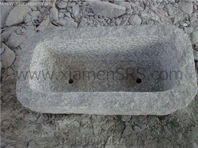 G603 Grey Granite Cheap Flower Pot