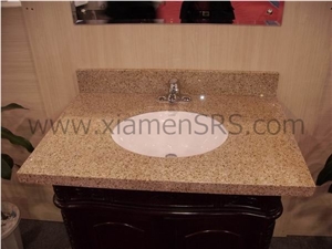 G682 Yellow Granite Vanity Top, G682 Sunset Gold Yellow Granite,China Yellow Granite