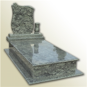 Olive Green Granite Monument
