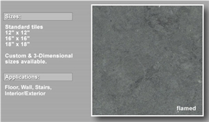 Green Dolomite Limestone Flamed Slabs & Tiles, Germany Green Limestone