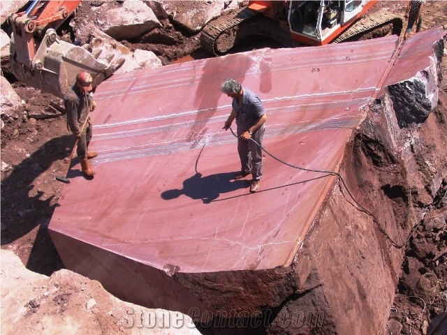 Rosso Laguna Marble Blocks