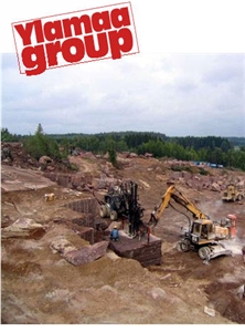 Karelia Red Granite Blocks, Finland Red Granite