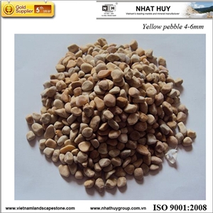 Vietnam Yellow Marble Pebble Stone