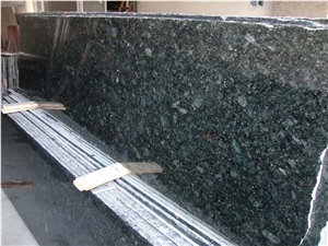 China Butterfly Green Granite Slab, Brazil Green Granite China Butterfly Green Granite Slab, Brazil Green Granite