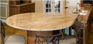 Imperial Gold Granite Countertop, Imperial Gold Yellow Granite Countertop