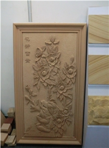 Yellow Sandstone Embossment Etching