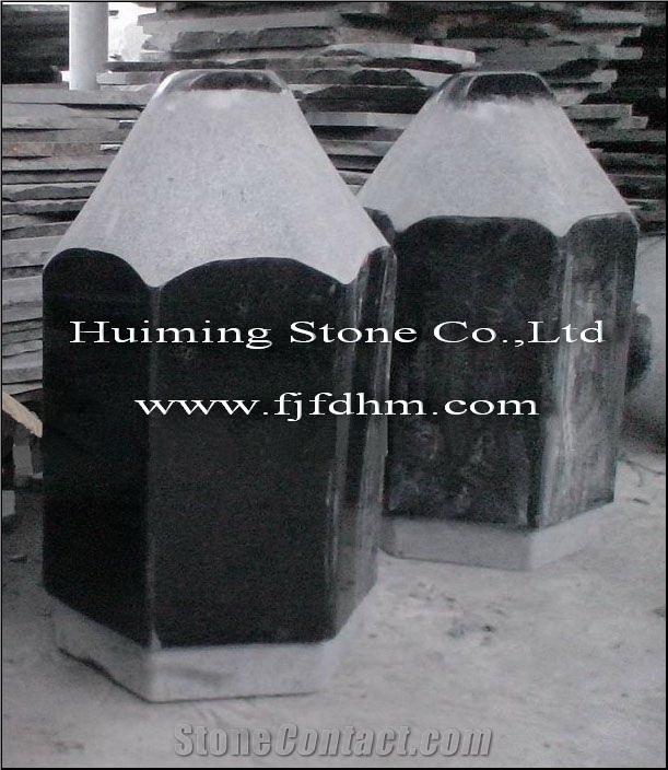 China G684 Absolute Black Granite Polished Parking