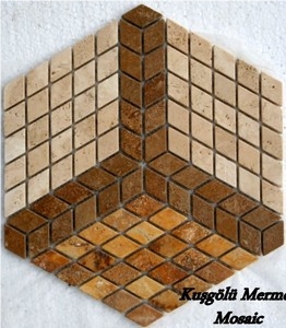 Mosaic K17, Travertine Mosaic