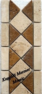 Travertine Mosaic Border K11