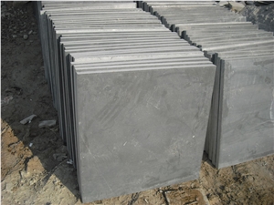 China Blue Limestone Honed Slabs & Tiles