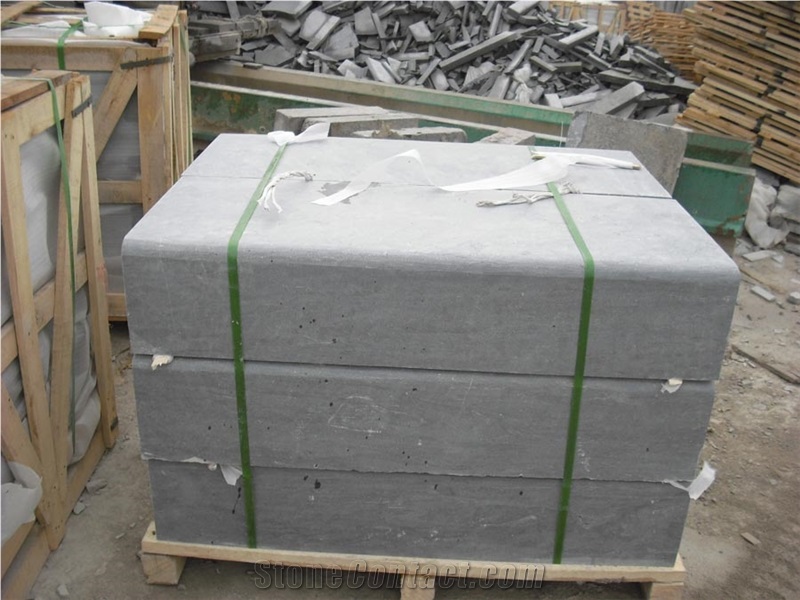 China Blue Limestone Kerbstone