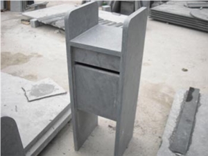 China Blue Limestone Mailboxes