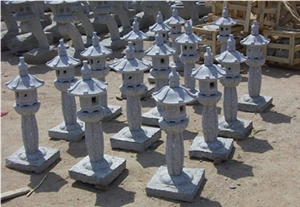 Grey Granite Japanese Lanterns