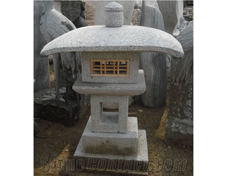 Grey Granite Japanese Lanterns