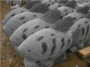 Limestone Animal Carvings, Sculpture