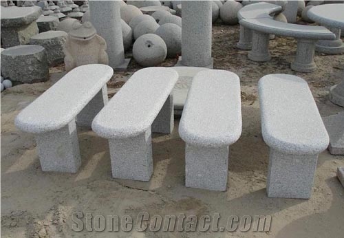 White Granite Bench