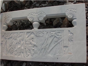 White Marble Fence