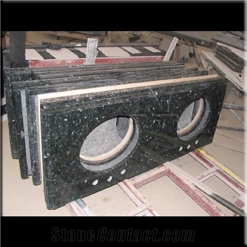 Blue Pearl Granite Vanity Top