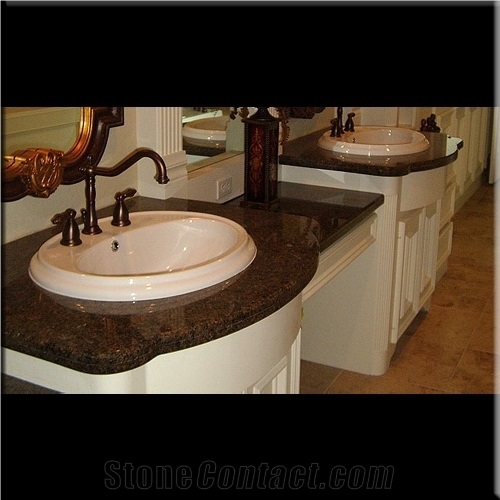 Emperador Dark Marble Vanity Top