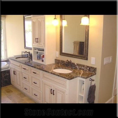 Emperador Dark Vanity Top