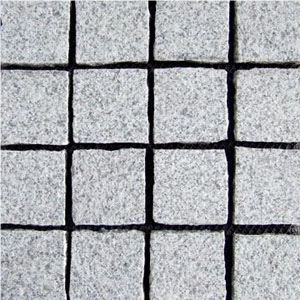 Pearl White Granite Cobble Stone