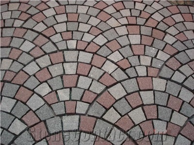 Red and Grey Paving Stone