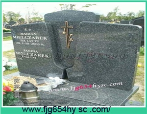 G654 China Black Granite Monument