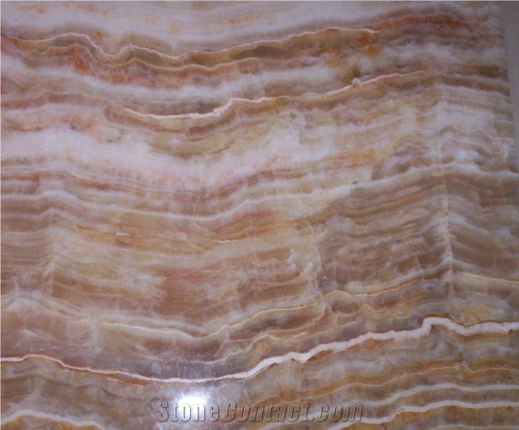 Honey Onyx Crema Slabs & Tiles, Turkey Brown Onyx
