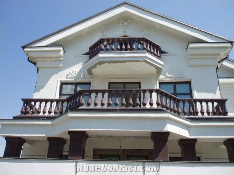 Carpazi Red Granite Balustrade