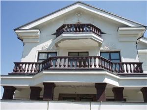 Carpazi Red Granite Balustrade