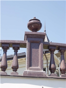 Carpazi Red Granite Balustrade