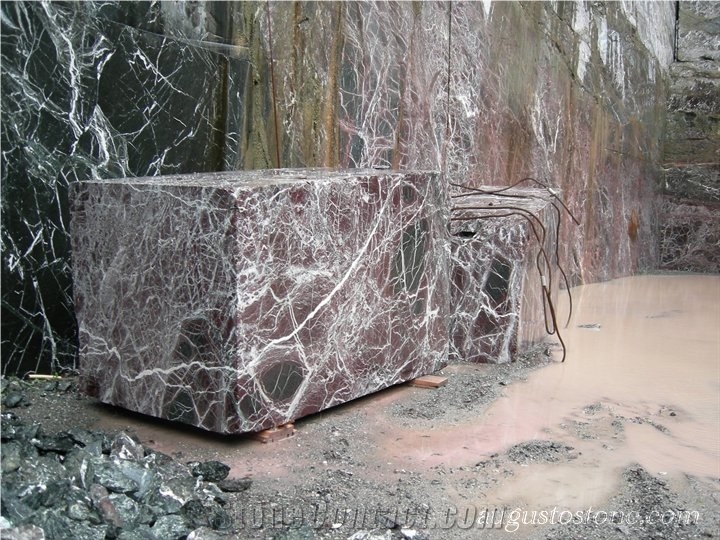 Rosso Levanto Marble Blocks