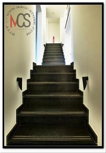 Black Granite Stairs (risers and Steps)