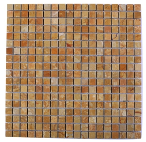 Imperial Gold Mosaic ( N1.15-07-P), Yellow Marble Mosaic Imperial Gold Mosaic ( N1.15-07-P), Yellow Marble Mosaic