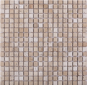 White and Yellow Travertine (N1.15-12-M)