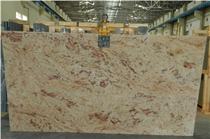Ivory Brown Granite Slab, India Pink Granite Ivory Brown Granite Slab, India Pink Granite