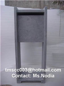 China Blue Limestone Mailbox