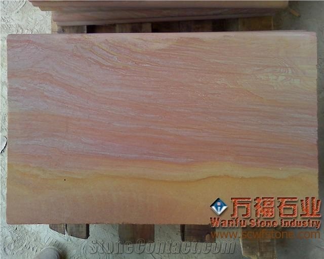 Rainbow Sandstone Slabs & Tiles