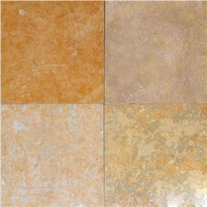 Ibri Gold Limestone Slabs & Tiles, India Yellow Limestone
