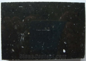 Artificial Marble White Star, Black Artificial
