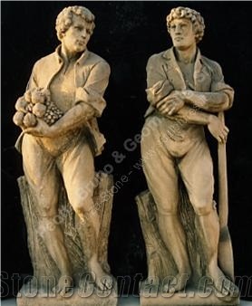 Four Seasons Men Statues