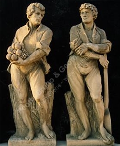 Four Seasons Men Statues