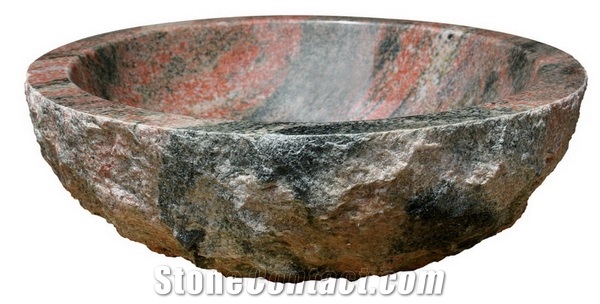 Multicolor Red Granite Sinks