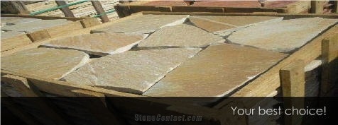 Brazil Yellow Quartzite Flagstone