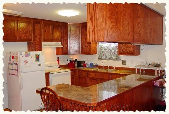 Counter Tops, Giallo Venezia Yellow Granite Kitchen Countertops
