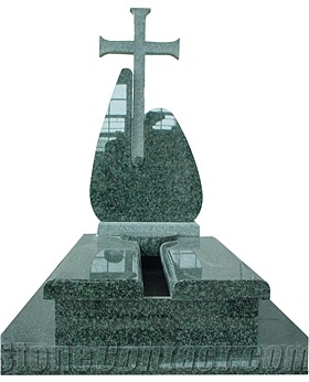 Ever Green Granite Tombstone