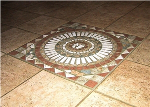 Marble Mosaic Floor Medallion