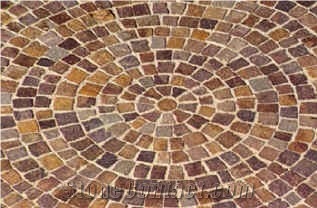 Porphyry Cubes Pavement