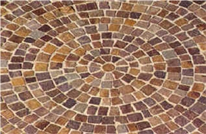 Porphyry Cubes Pavement