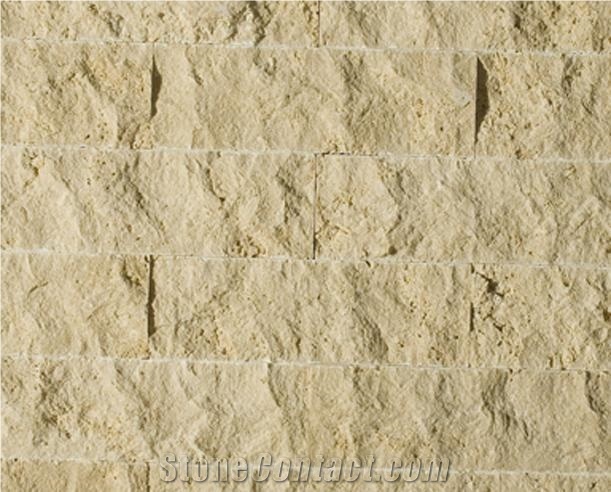 Medium Travertine Split Face Wall Panel